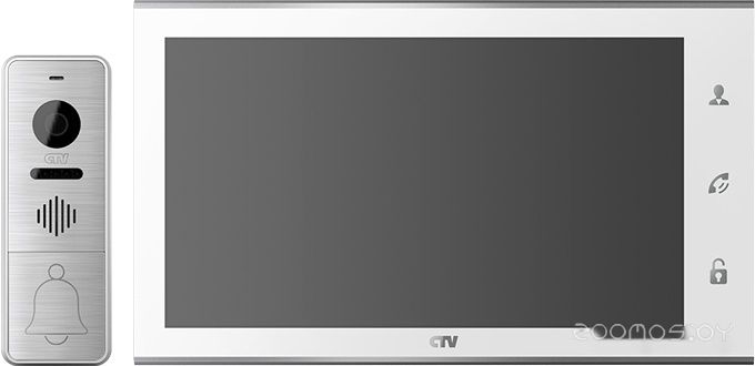 Комплект видеодомофона CTV DP4105AHD (белый)
