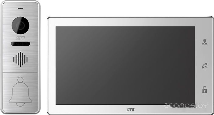 Комплект видеодомофона CTV DP4706AHD (белый)