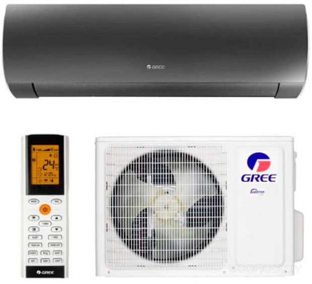 Сплит-система Gree Lyra Inverter R32 GWH24ACE-K6DNA1A (черный), фото 2