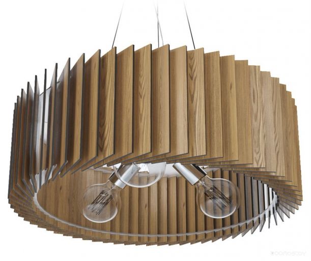 Подвеcная люстра Woodled Rotor Х Chandelier RX-01-L