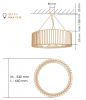 Подвеcная люстра Woodled Rotor Х Chandelier RX-01-L