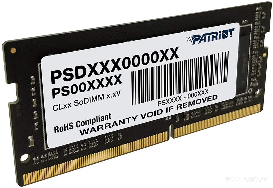 Оперативная память Patriot Signature Line 32GB DDR4 SODIMM PSD432G32002S, фото 2
