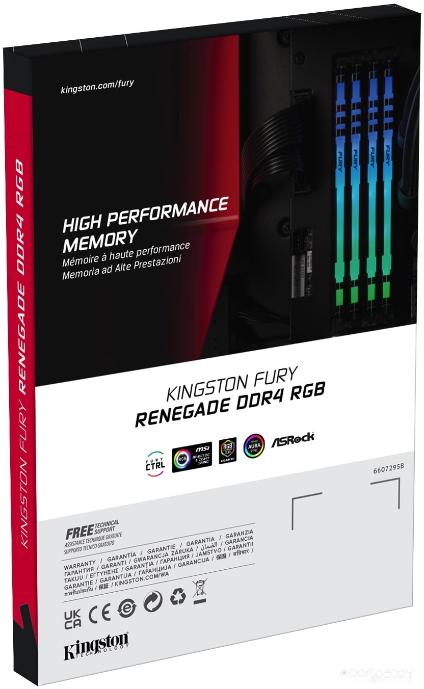 Оперативная память Kingston FURY Renegade RGB 32GB DDR4 PC4-28800 KF436C18RBA/32, фото 11