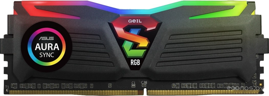 Оперативная память Geil Super Luce RGB SYNC 2x8GB DDR4 PC4-25600 GLS416GB3200C16ADC, фото 3