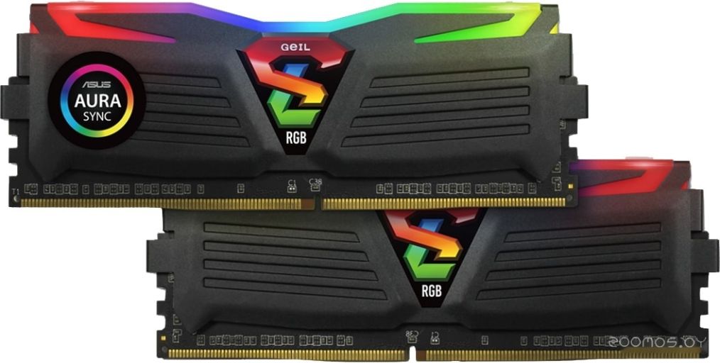 Оперативная память Geil Super Luce RGB SYNC 2x8GB DDR4 PC4-25600 GLS416GB3200C16ADC, фото 1