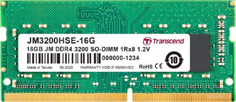 Оперативная память Transcend JetRam 16GB DDR4 SODIMM PC4-25600 JM3200HSE-16G