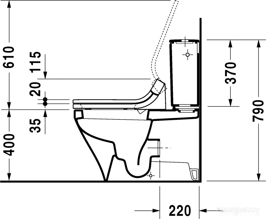 Унитаз Duravit DuraStyle SensoWash 2156590000, фото 3
