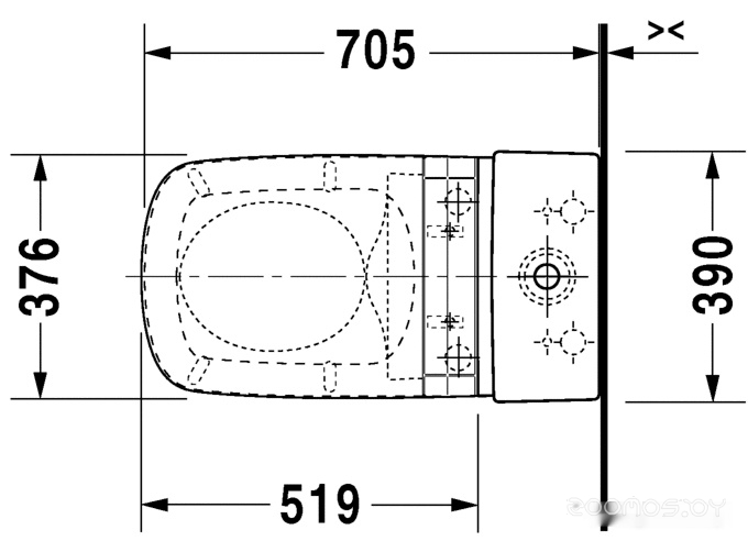 Унитаз Duravit DuraStyle SensoWash 2156590000, фото 2
