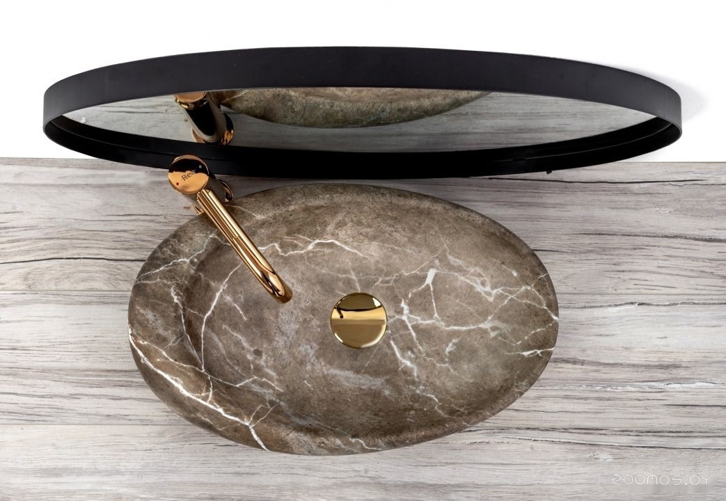 Умывальник Rea Roxy B Stone (коричневый), фото 2