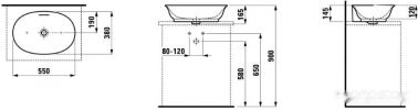 Умывальник Laufen The New Classic 8128530001091