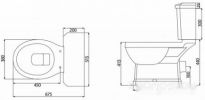 Унитаз BelBagno Trevi BB135CP