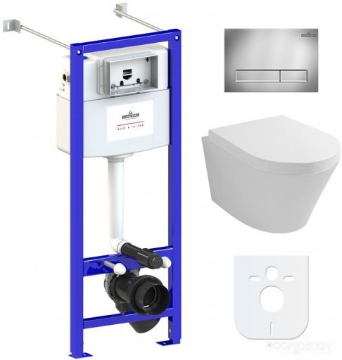 Унитаз Lavinia Boho Relfix Biore Compacto Rimless 6 в 1 77050170, фото 1