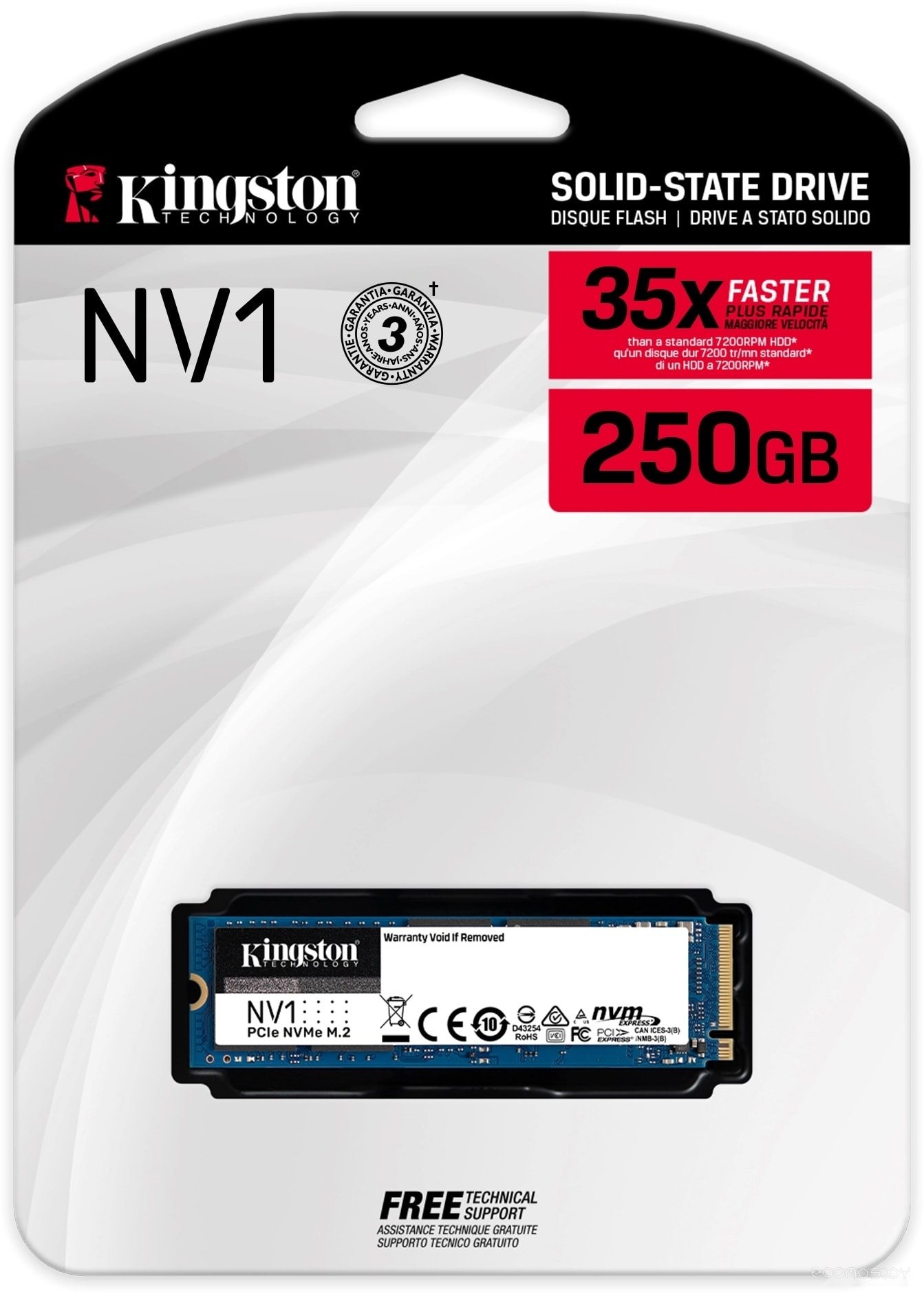 SSD Kingston NV1 250GB SNVS/250G, фото 5