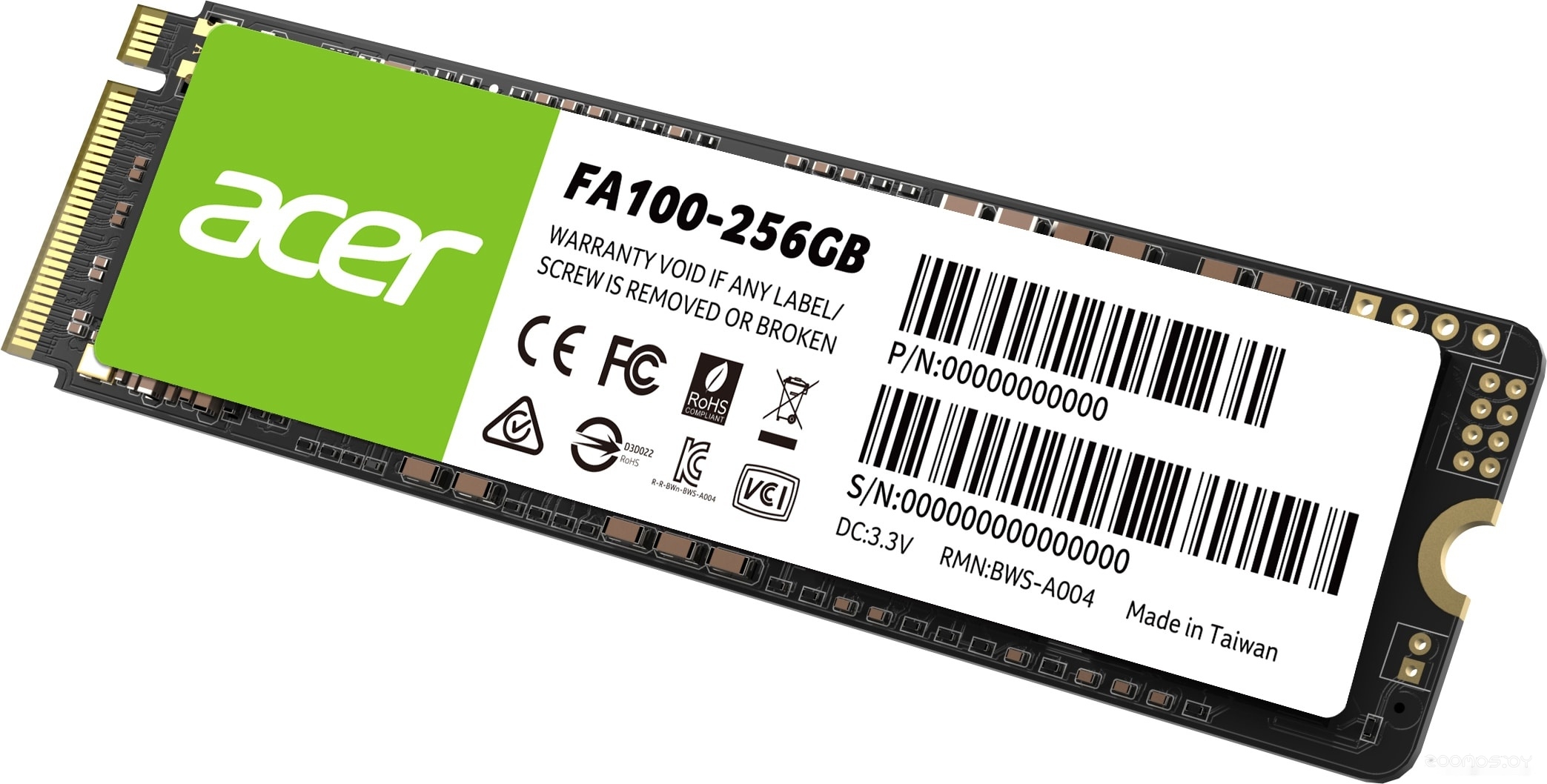 SSD Acer FA100 256GB BL.9BWWA.118, фото 4