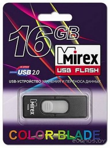USB Flash Mirex HARBOR BLACK 16GB