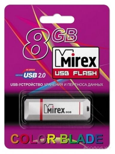 USB Flash Mirex KNIGHT WHITE 8GB