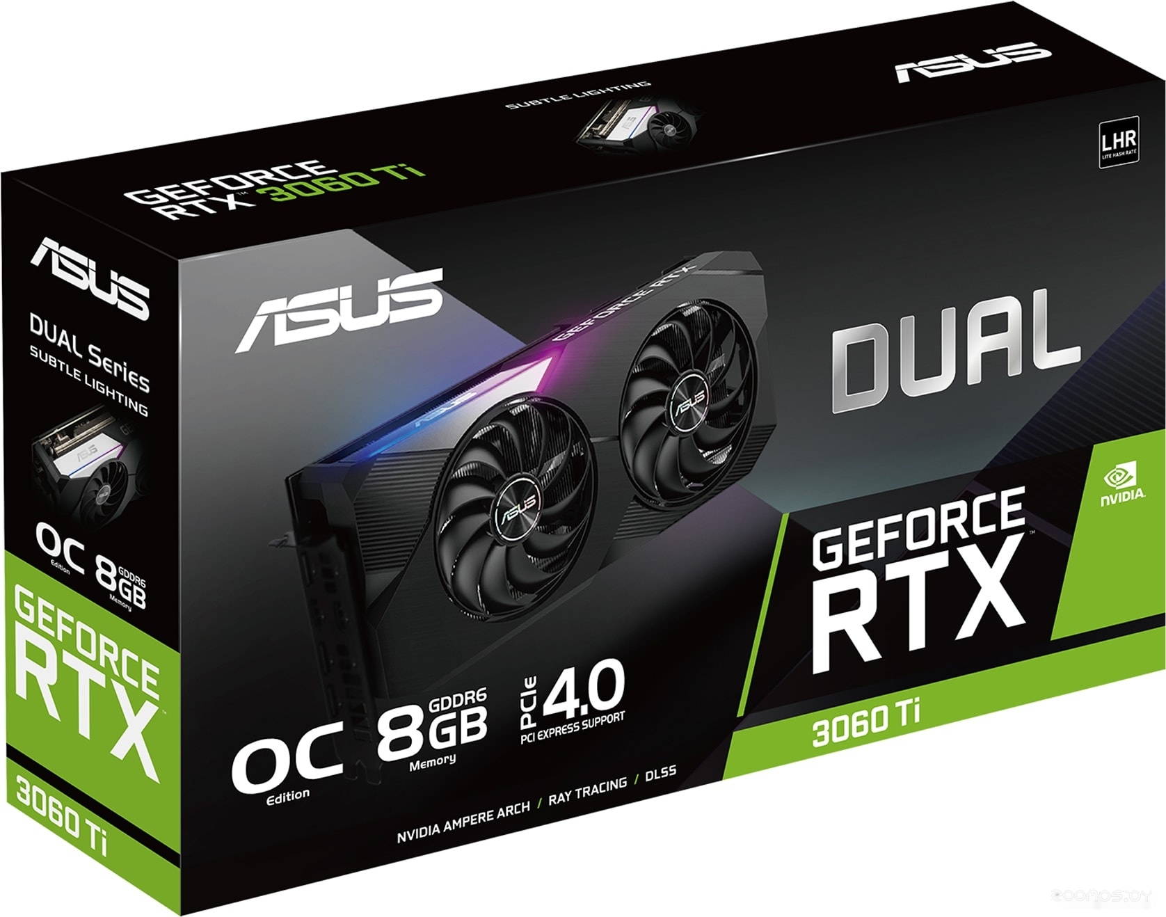 Видеокарта Asus Dual GeForce RTX 3060 Ti V2 OC Edition 8GB GDDR6, фото 10