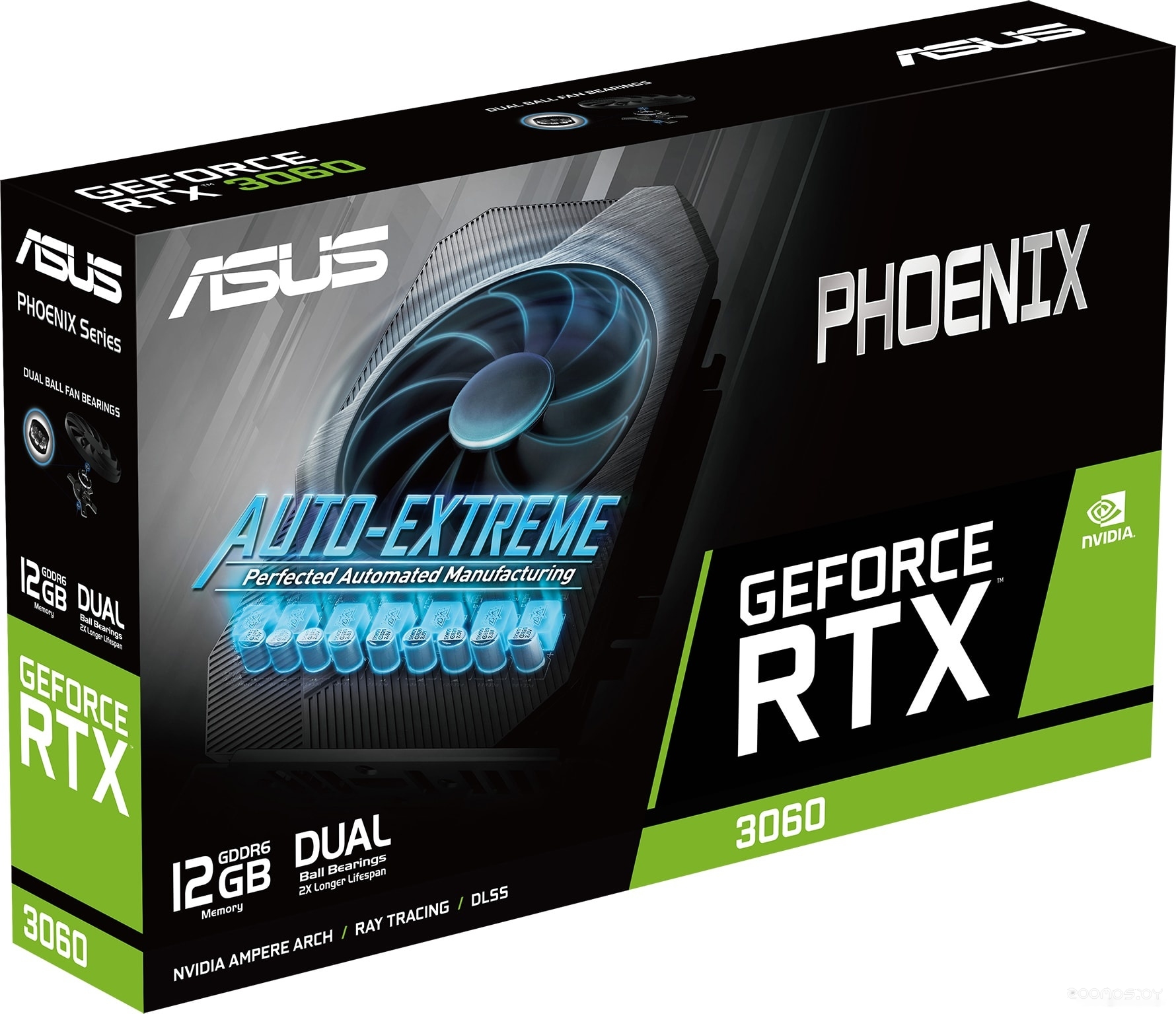 Видеокарта Asus Phoenix GeForce RTX 3060 V2 12GB GDDR6 PH-RTX3060-12G-V2, фото 10
