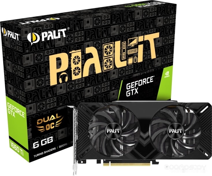 Видеокарта PALIT GeForce GTX 1660 Ti Dual OC 6GB GDDR6 NE6166TS18J9-1160C, фото 13