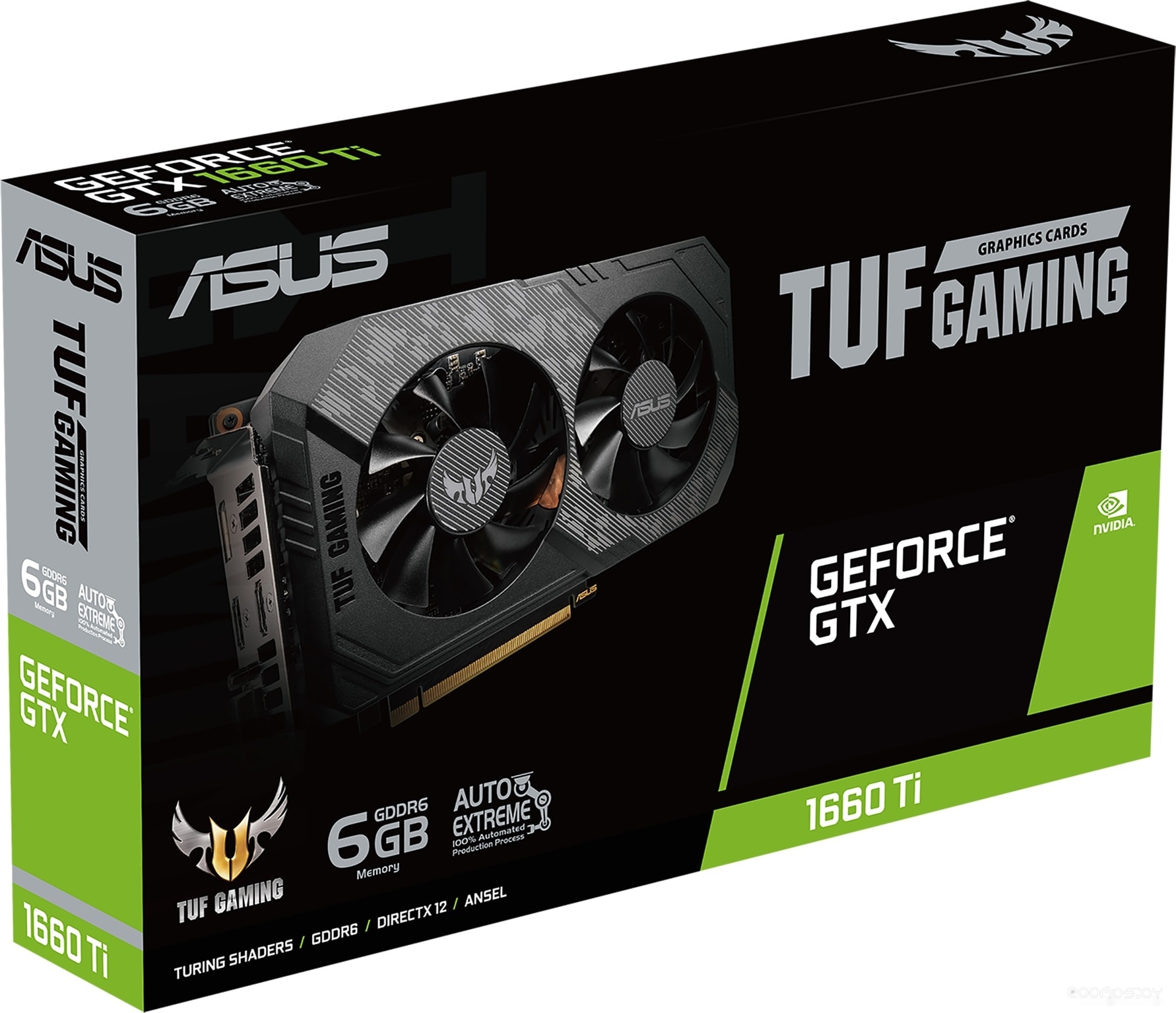 Видеокарта Asus TUF Gaming GeForce GTX 1660 Ti Evo 6GB GDDR6, фото 3