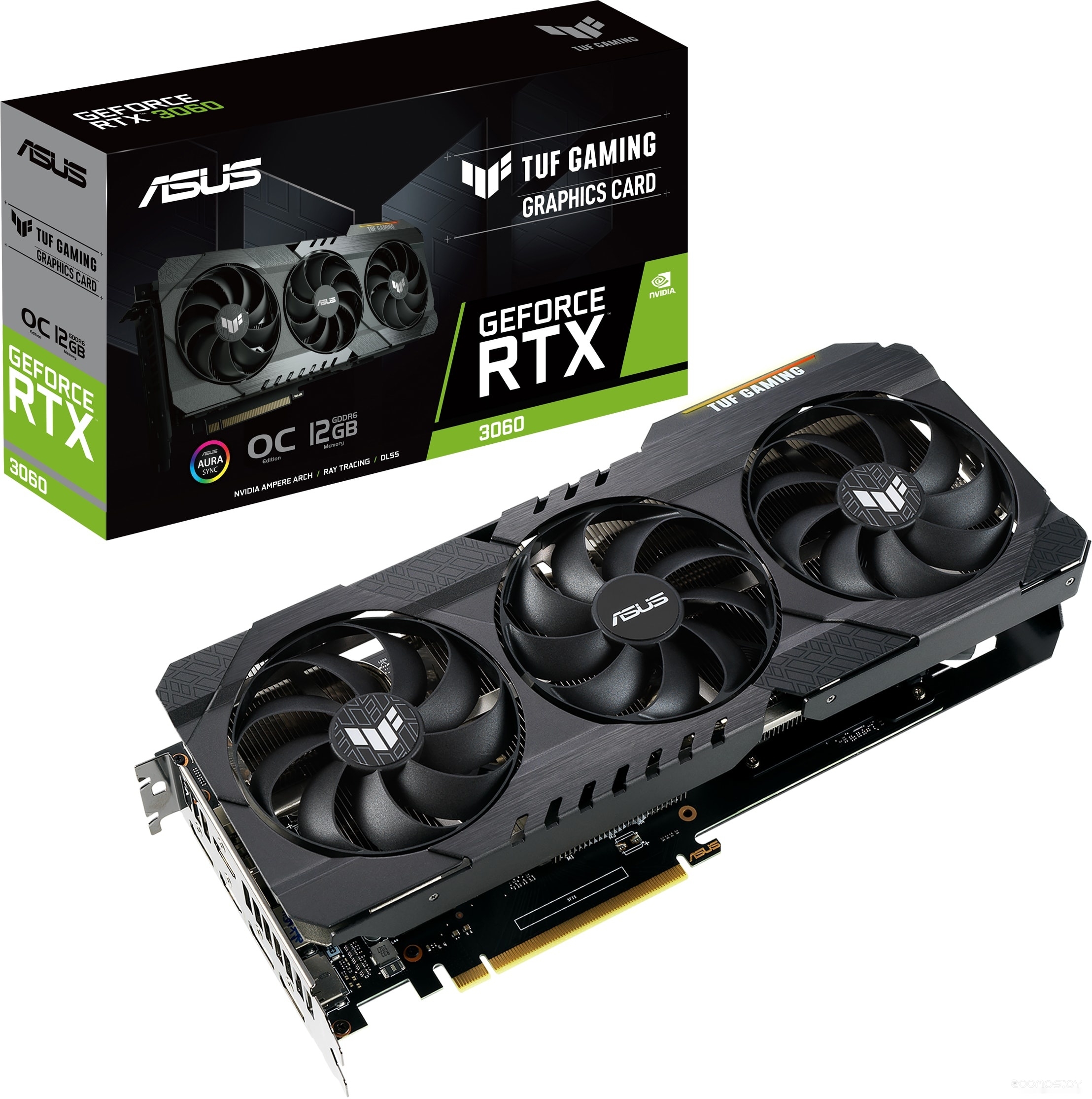 Видеокарта Asus TUF Gaming GeForce RTX 3060 V2 OC Edition 12GB GDDR6, фото 10