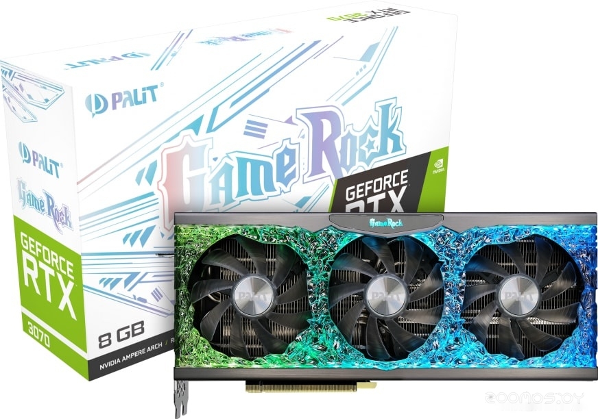 Видеокарта PALIT GeForce RTX 3070 GameRock 8GB GDDR6 NE63070019P2-1040G, фото 4