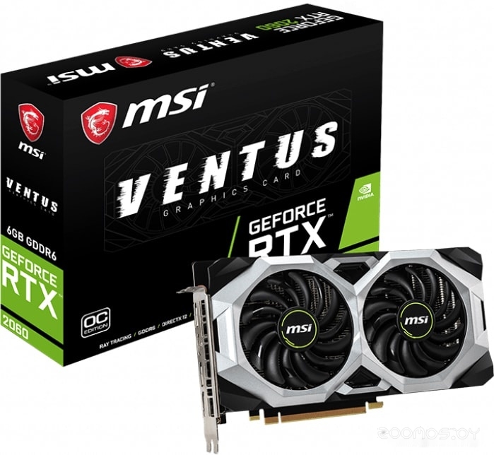 Видеокарта MSI GeForce RTX 2060 Ventus GP OC 6GB GDDR6, фото 5