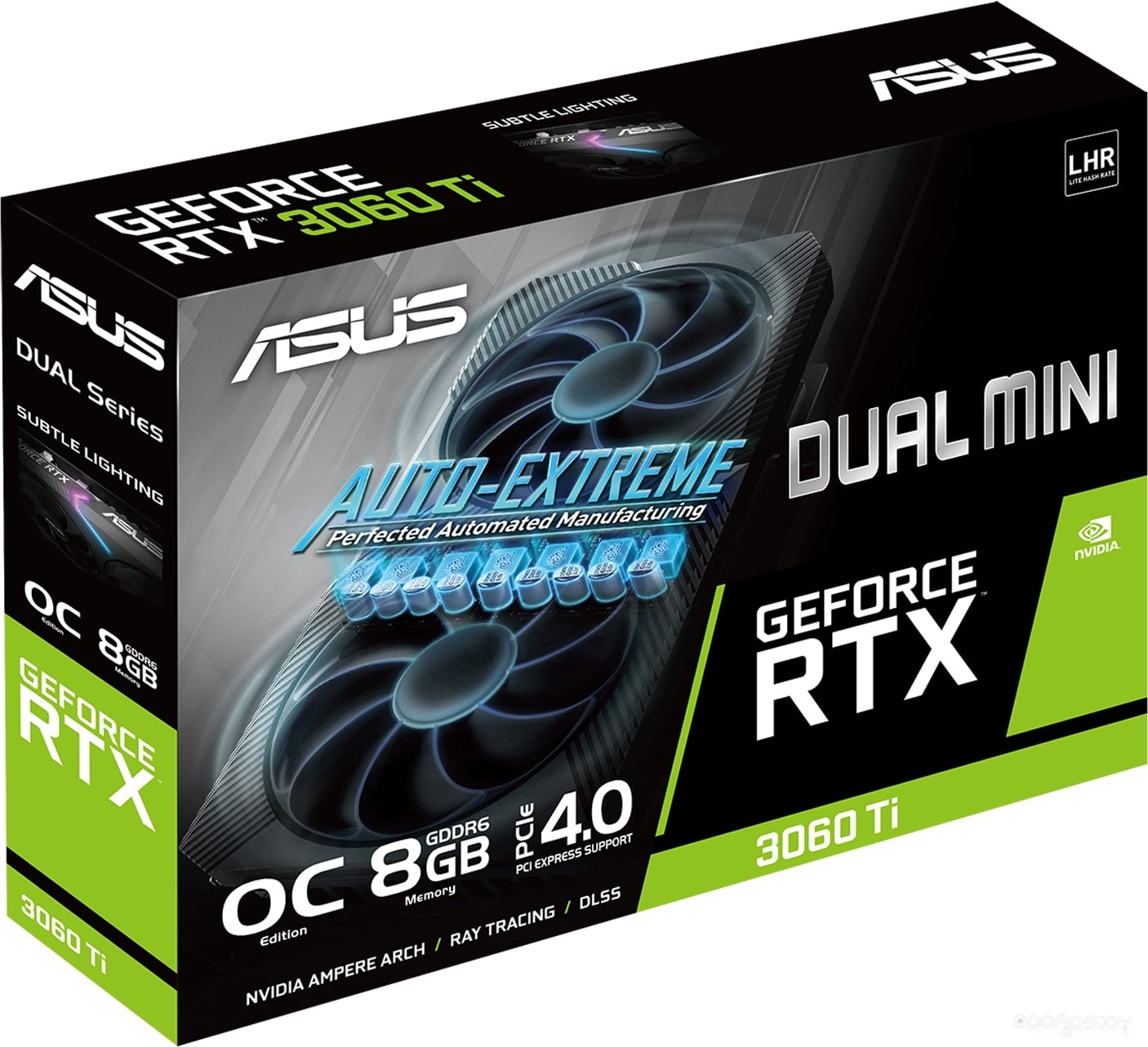 Видеокарта Asus Dual GeForce RTX 3060 Ti V2 Mini OC Edition 8GB GDDR6, фото 6