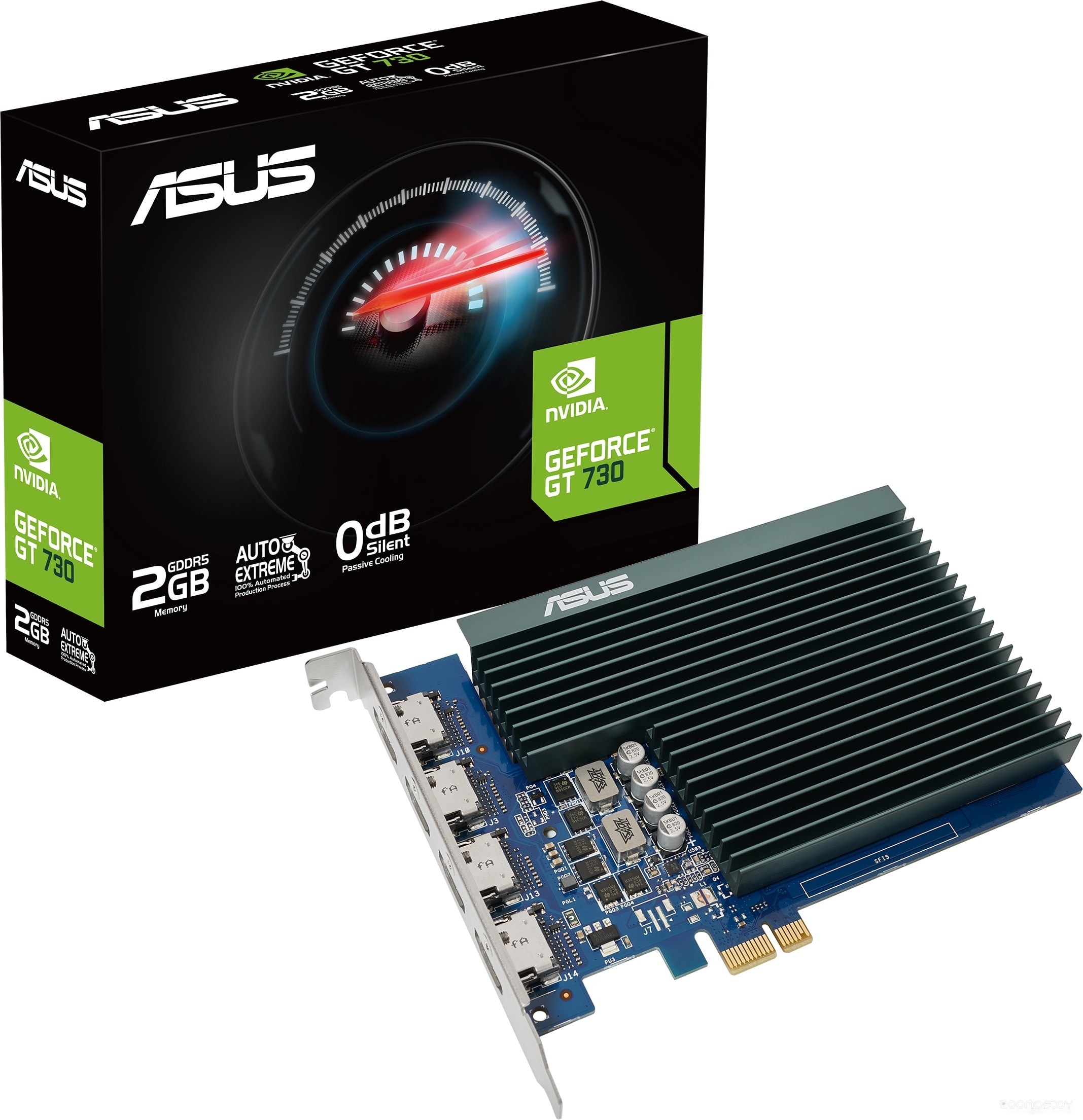Видеокарта Asus GeForce GT 730 2GB GDDR5 GT730-4H-SL-2GD5, фото 4