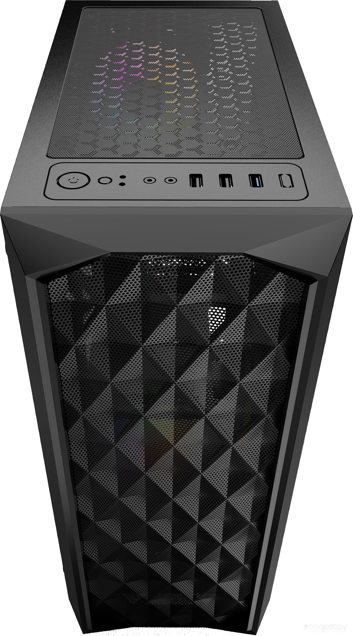 Корпус PowerCase Diamond Mesh LED, фото 3