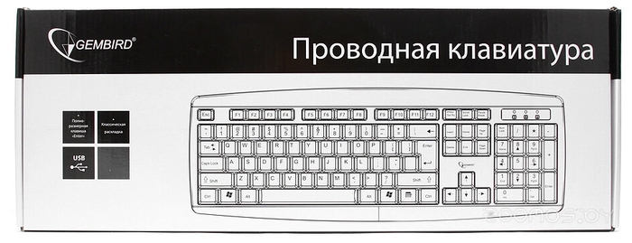 Клавиатура Gembird KB-8351U-BL, фото 2