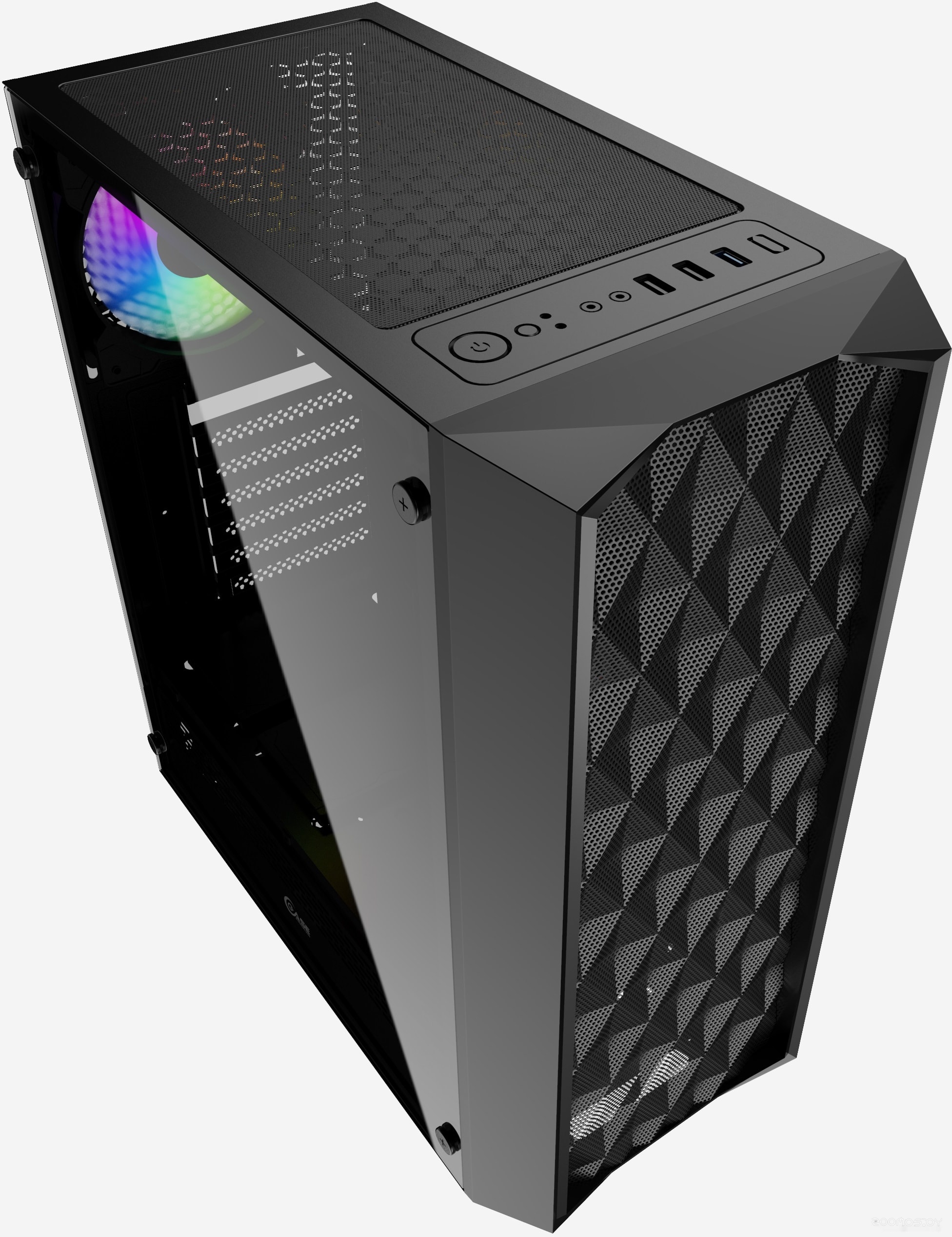 Корпус PowerCase Diamond Mesh LED, фото 2