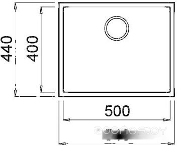 Кухонная мойка Elleci Quadra 105 Undermount K43 Fango, фото 2