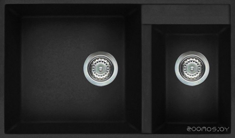 Кухонная мойка Elleci Quadra 440 Undermount Nero G40, фото 1