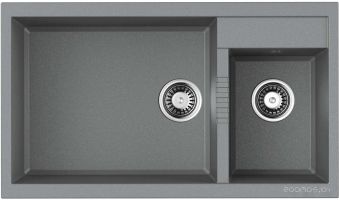 Кухонная мойка Omoikiri Tedori 86-2-LB GR (leningrad grey)