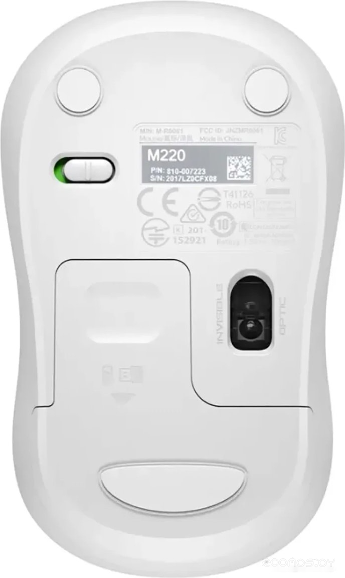 Мышь Logitech M220 Silent (белый), фото 4