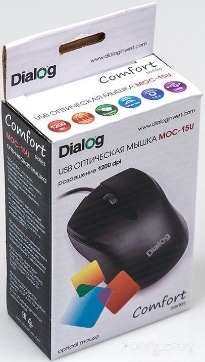 Мышь DIALOG Comfort MOC-15U, фото 9