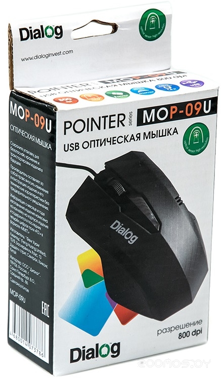 Мышь DIALOG MOP-09U, фото 2