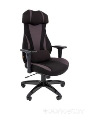 Кресло Chairman Game 14 (черный/серый)