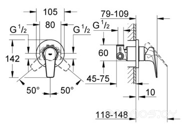 Смеситель Grohe BauFlow 124900, фото 2