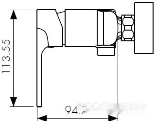 Смеситель Kaiser Linear 59177, фото 2