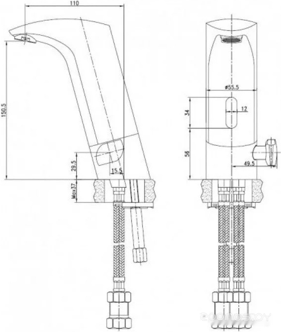 Смеситель Kaiser Sensor 38011, фото 2