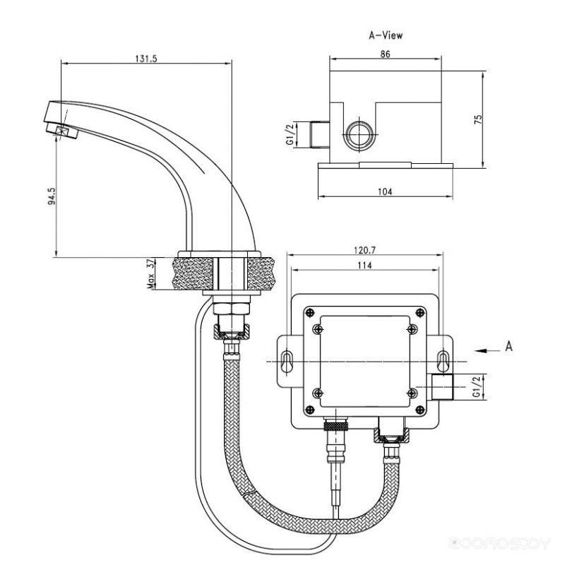 Смеситель Kaiser Sensor 38111, фото 2