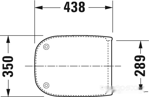 Унитаз Duravit D-code 45350900A1, фото 6