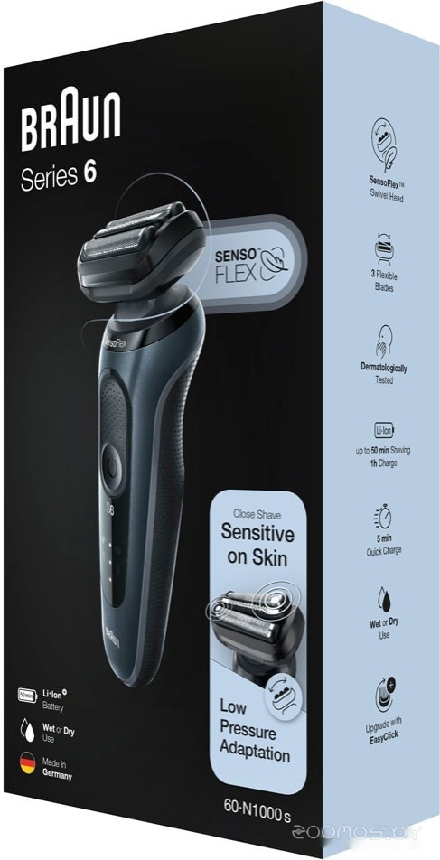 Электробритва Braun Series 6 60-N1000s, фото 8