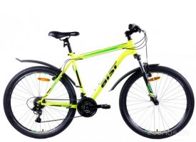 Велосипед Aist Quest 26 (18, желтый/зеленый, 2022)