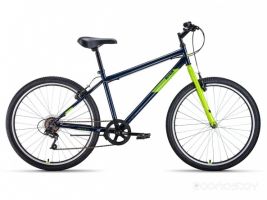 Велосипед ALTAIR MTB HT 26 1.0 (17, темно-синий/зеленый, 2022)
