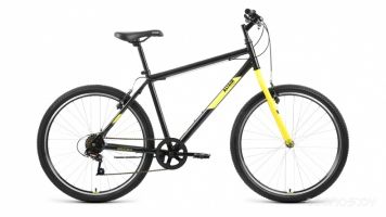 Велосипед ALTAIR MTB HT 26 1.0 (17, черный/желтый, 2022)