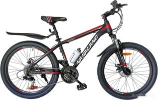 Велосипед Nasaland 4023M 24 р.15 2021 (черный/красный)