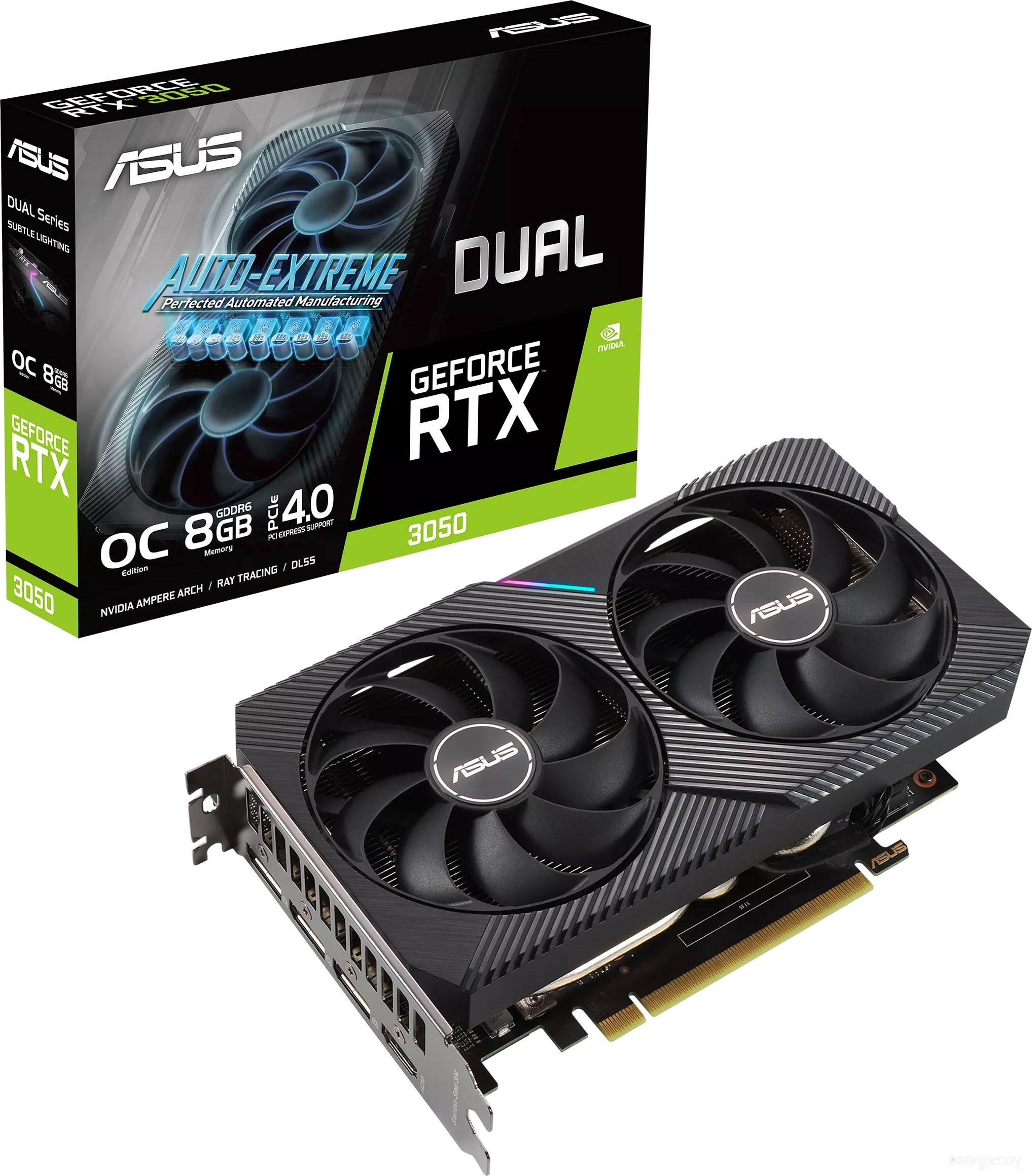 Видеокарта Asus Dual GeForce RTX 3050 OC Edition 8GB DUAL-RTX3050-O8G, фото 4